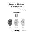 CASIO QW1657 Manual de Servicio