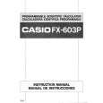 CASIO FX603P Manual de Usuario