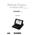 CASIO CW8800 Manual de Servicio
