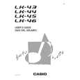CASIO LK-44 Manual del propietario