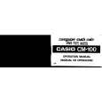 CASIO CM100 Manual de Usuario