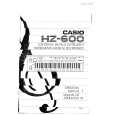 CASIO HZ600 Manual de Usuario