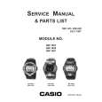 CASIO QW1658 Manual de Servicio