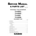 CASIO TV600I Manual de Servicio