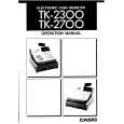 CASIO TK-2700 Manual de Usuario