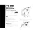 CASIO TV800 Manual de Usuario