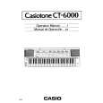 CASIO CT6000 Manual de Usuario