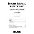 CASIO TV5100B Manual de Servicio