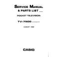 CASIO TV7500 Manual de Servicio