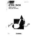 CASIO CTK501 Manual de Usuario