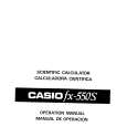 CASIO FX-550S Manual de Usuario