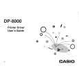 CASIO DP8000 Manual de Usuario