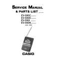 CASIO EV500C Manual de Servicio