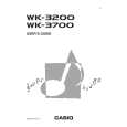 CASIO WK3700 Manual de Usuario