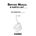 CASIO EV2500C/I/N Manual de Servicio