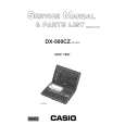 CASIO DX500CZ Manual de Servicio