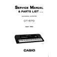 CASIO CT670 Manual de Servicio