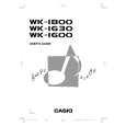 CASIO WK-1600 Manual del propietario