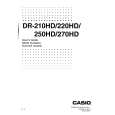 CASIO DR-220HD Manual del propietario