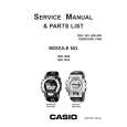 CASIO QW1698 Manual de Servicio
