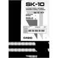 CASIO SK10 Manual de Usuario
