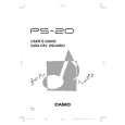 CASIO PS20 Manual de Usuario