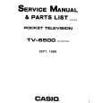 CASIO TV6500 Manual de Servicio