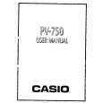 CASIO PV750 Manual de Usuario